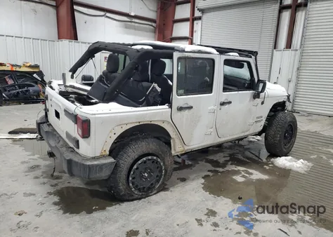 2012 Jeep Wrangler Unlimited Sport z USA, uszkodzony, nr VIN 1C4HJWDG7CL182017